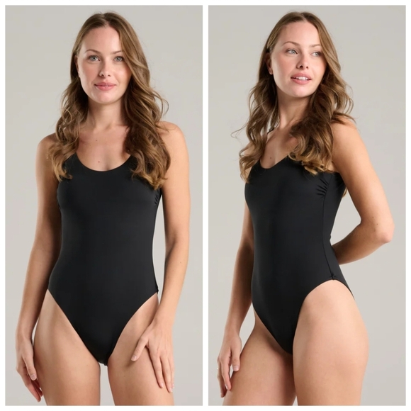 2/$25-Quintsoul Black NWOT U-Back Basic One Piece Size Small - Picture 2 of 10